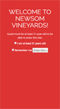 Mobile Screenshot of newsomvineyards.com